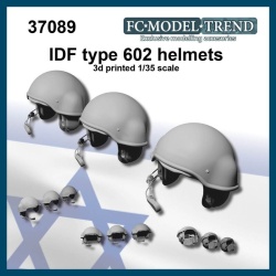 FC MODEL TREND 37089 IDF Type 602 tank crew helmet 3d printed, 1/35