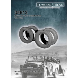 FC MODEL TREND 35612, Horch 108 Typ 40 weighted wheels 3d printed for ICM, 1/35