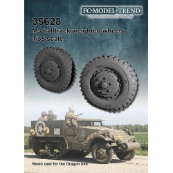 FC MODEL TREND 35628, M2/M3 halftrack weighted wheels , SCALE 1/35