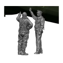 Legend Production LF3229, WW2 US Bomber Pilot &Crew on the ground (2 fig.), 1:32