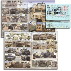 ECHELON FD T35022, 1/35 Decals for Humvees in OIF & OEF