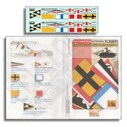 ECHELON FD FL354011, 1/35 Decals for Panzer Signal Flags and Pennants (WW2)