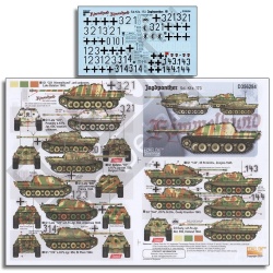 ECHELON FD D356284, SCALE 1/35 Decals for Jagdpanther Sd.Kfz. 173