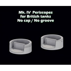 S.B.S Models, 1:35, 3D012, Mk.IV Periscopes for British tanks - no cap/no groove