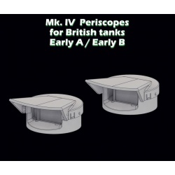 S.B.S Models, 1:35, 3D013, Mk.IV Periscopes for British tanks - Early A/ Early B