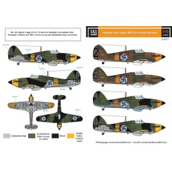 S.B.S Models,1:72, D72011 Hawker Hurricane MK. I. in Finnish service decal sheet