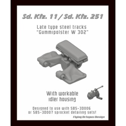 S.B.S Models, 35043, Sd.Kfz.11/Sd.Kfz. 251 late steel tracks (Gummi. w 302, 1/35