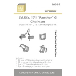 S.B.S Models, SCALE 1/16, SBS-16019 , Sd.Kfz. 171 “Panther” G chain set