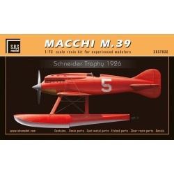 S.B.S Models, 1:72, SBS 7032, Macchi M.39 'Schneider Trophy 1926' full resin kit