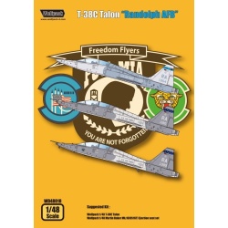 Wolfpack WD48018 , T-38C Talon "Randolph AFB " (DECALS SET), SCALE 1/48