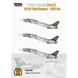 Wolfpack WD72012, DECALS FOR F-14A Tomcat Part.3 - VF-84 'Jolly Rogers' , 1/72