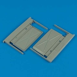 Quickboost 32 088, MiG-29A Fulcrum intake covers (A) (for Trumpeter), SCALE 1/32