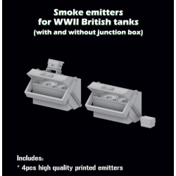 S.B.S Models, 1:35, 3D018, Smoke emitters for WW II British tanks