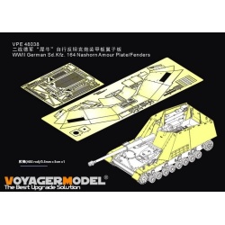 VPE48038, PE FOR WWII German Sd.Kfz. 164 Nashorn Amour Plate/ Fenders TAMIYA 32600, VOYAGERMODEL 1/48