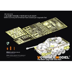 PE351215, PE FOR WWII US Army M18 Hellcat Tank Destoryer Upgrade Set For Academy 13255, VOYAGERMODEL 1/35