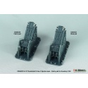 DEF.MODEL, DS48020, A-10 Thunderbolt II Aces-II Ejection seat (Fabric pad) for Academy 1/48 kit, 1:48