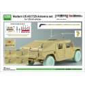 DEF.MODEL, DM35129, Modern US AS1729 Antenna set  for 1/35 US vehicles, 1:35