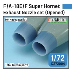DEF.MODEL, DZ72004, F/A-18E/F Super Hornet Exhaust Nozzle (Opened) forHASE, 1/72