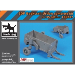 BLACK DOG, T35237, IDF Basktrail Urdan compete kit, SCALE 1:35
