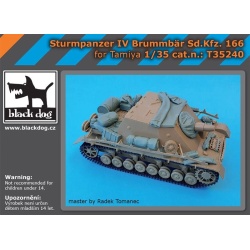 BLACK DOG, T35240, Sturmpanzer IV Brummbar Sd.Kfz. 166 Accessories set, SCALE 1:35