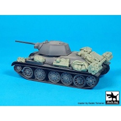 T7240, T 34/76 accesories set, BLACK DOG, SCALE 1:72