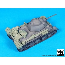 T7240, T 34/76 accesories set, BLACK DOG, SCALE 1:72