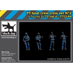 T72144, PT boat crew set N°2, BLACK DOG, SCALE 1:72