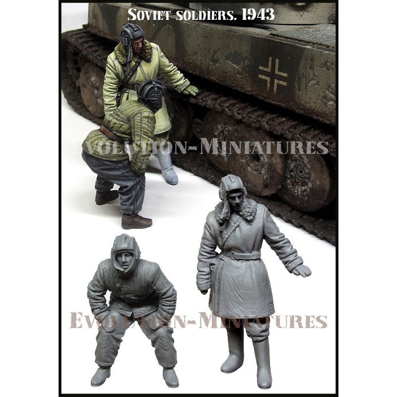 Evolution Miniatures 35235 , Soviet Soldiers, 1943 (2 Figures ), SCALE 1:35