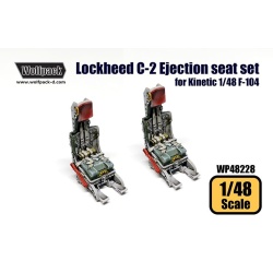 Wolfpack WP48228, Lockheed C-2 Ejection seat set (for Kinetic 1/48 F-104), SCALE 1/48