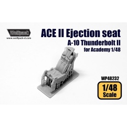 Wolfpack WP48232, ACE II Ejection seat for A-10 Thunderbolt II (for Academy1/48), SCALE 1/48