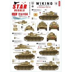 Star Decals, 72-A1134, Wiking Set 6, 5. SS-Wiking In Caucasus 1942-43, 1/72