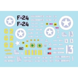 Star Decal 48-B1021, US M4A1 Sherman. D-Day and France in 1944 , 1/48