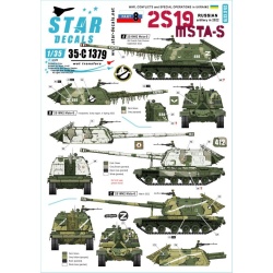 Star Decals 35-C1379, War in Ukraine set 8, Russian 2S19 MSTA-S 152mm SP Art, 1/35