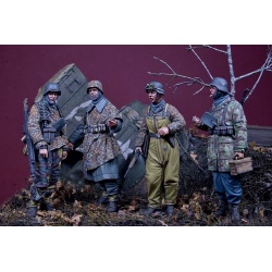 D-Day Miniature, 35212 – “Ambush at Poteau”, Kampfgruppe Hansen, (4 Fig.) , 1/35