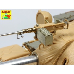 Barrel for BROWNING M2, ABER 35L080N, SCALE 1:35