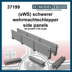 FC MODEL TREND 37199 sWS Schwerer wehrmachtschlepper, side panels, 1/35 scale