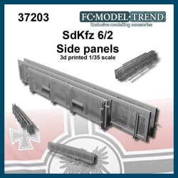 FC MODEL TREND 37203 SdKfz 6/2 side panels 1/35 scale