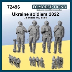 FC MODEL TREND 72496 Ukrainian soldiers 2022, 1/72 scale