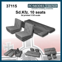 FC MODEL TREND 37115 Sdkfz 10 Demag, seats, 1/35 scale