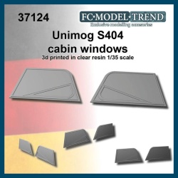 FC MODEL TREND 37124 Unimog S404 windows, 1/35 scale