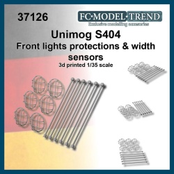FC MODEL TREND 37126 Unimog S404 width sensors and light protectors, 1/35 scale