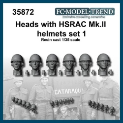 FC MODEL TREND 35872, HSRAC MK.II helmet heads, 3d printed , 1/35