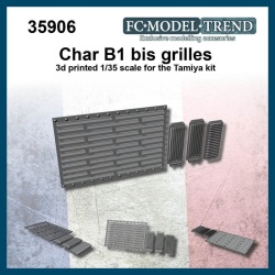 FC MODEL TREND 35906, Char B1 bis grilled doors, 3d printed, 1/35