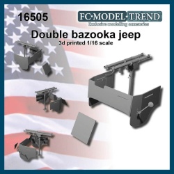 FC MODEL TREND 16505, Twin bazooka Jeep, 3d printed, 1/16