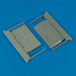 Quickboost 32 091, MiG-29A Fulcrum intake covers (B) for Trumpeter, 1/32ngine for Trumpeter, 1/32