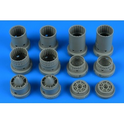 AIRES 4845, F-4B Phantom II exhaust nozzles for TAMIYA , Scale 1/48