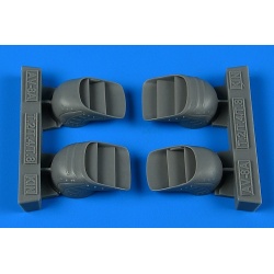 AIRES 4883, Harrier AV-8A/TAV-8A/T.2/T.4/T.8 exhaust nozzles for KINETIC , 1/48