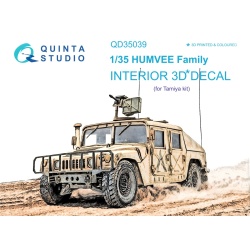 Quinta Studio QD35039, HUMVEE Family 3D-Printed Interior decal (for TAMI) , 1:35