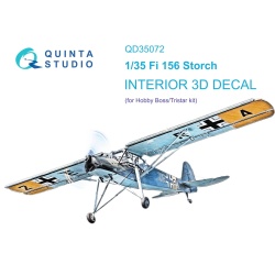 Quinta Studio QD35072, Fi 156C 3D-Printed Interior decal (for Hobby Boss), 1:35
