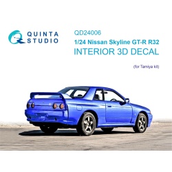 Quinta Studio QD24006, Nissan Skyline 3D-Printed Interior decal (forTAMIY), 1:24